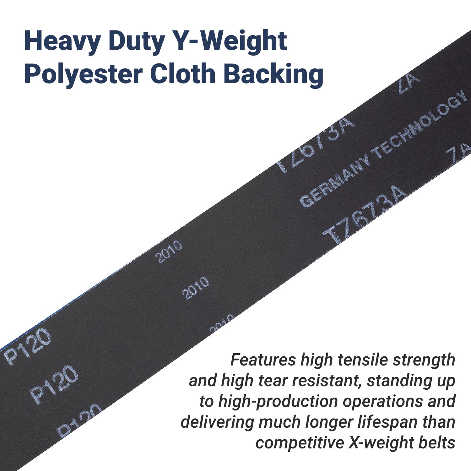 2"x42" 2"x48" 2"x72" Zirconia Sanding Belt 36 60 120 Grit Sander Belts for Metal