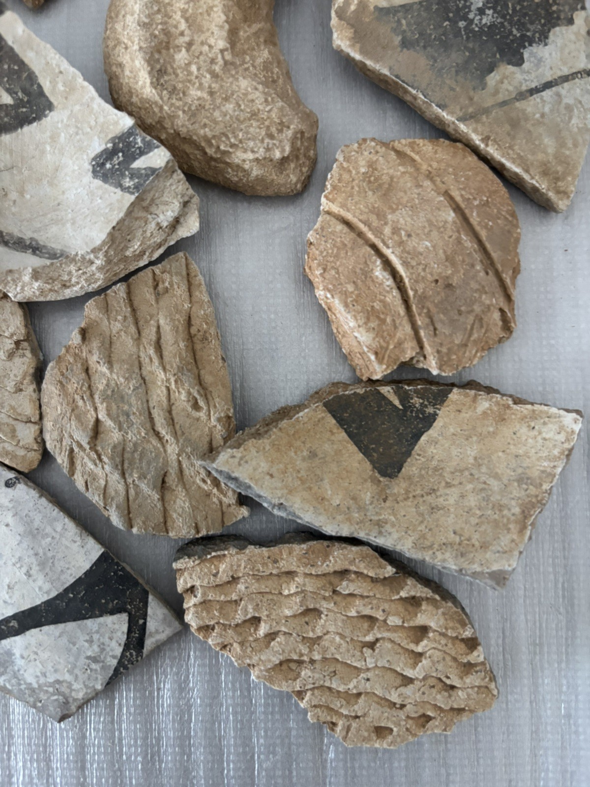 15+ Ancient Anasazi Native American 1-4” Pottery Shards Arizona L10-B FREE SHIP