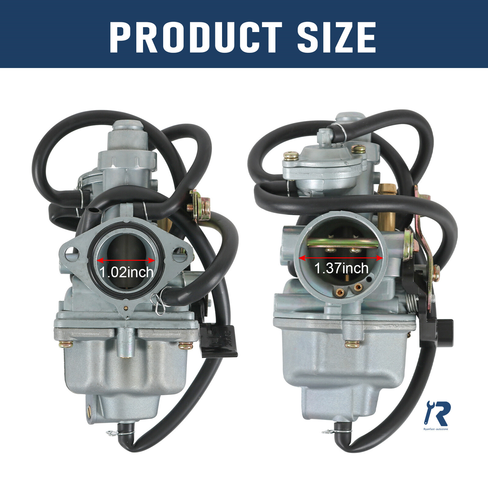 Carburetor Kit for Honda Recon 250 TRX250 TRX250TE TRX250TM 97-07 16100-HM8-B01