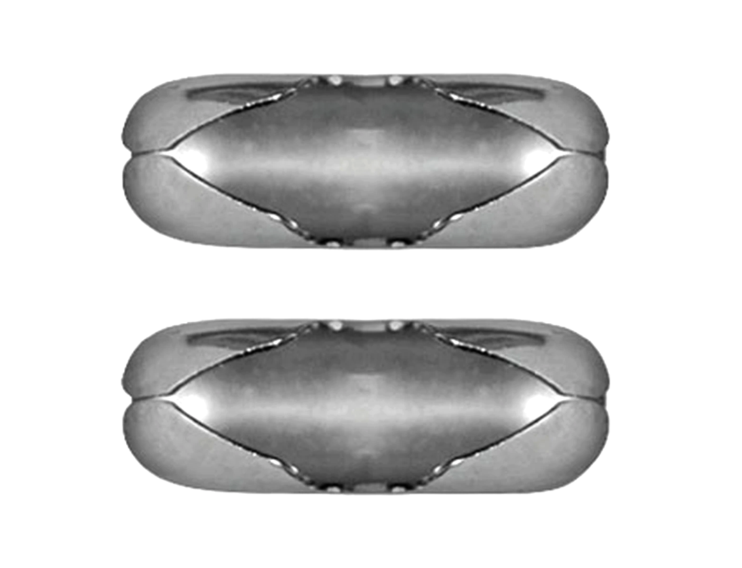 10 Stainless Steel #6 Size Ball Chain Connector Clasps - Fits 3.2mm Chains