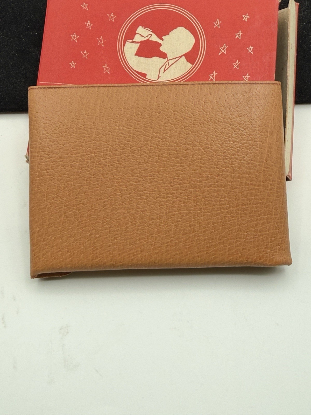 Vintage Coca Cola Pigskin Wallet w/ Box NIB NOS BILLFOLD WOW UNUSED