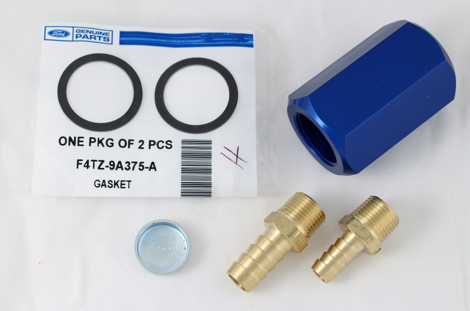 94-97 Ford F250 F350 7.3L Powerstroke Mechanical Fuel Pump Delete Banjo Block