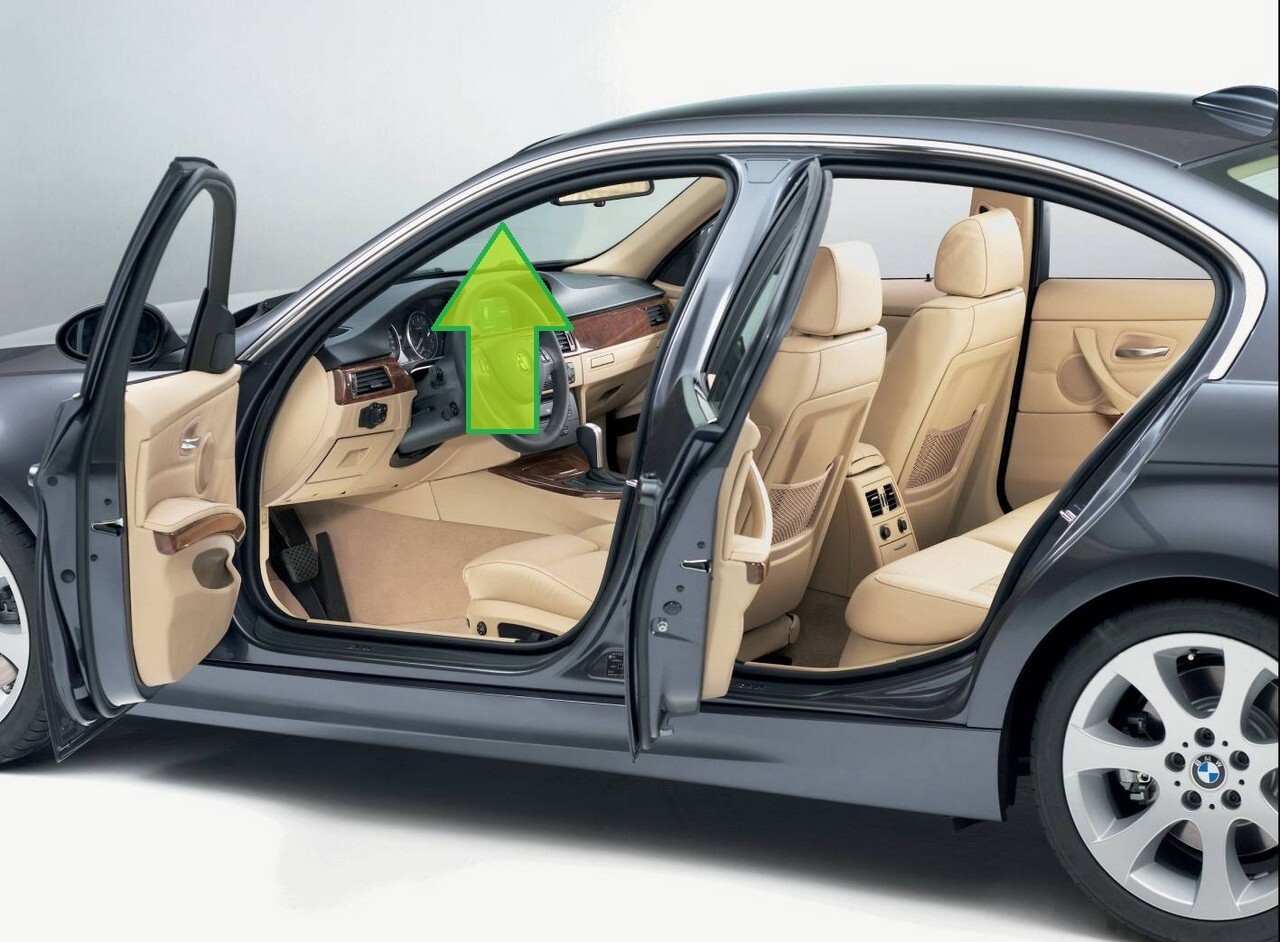 BMW 3 Series E90 E91 Sedan & Wagon Weatherstrip Rubber Door Seal Edge Protector