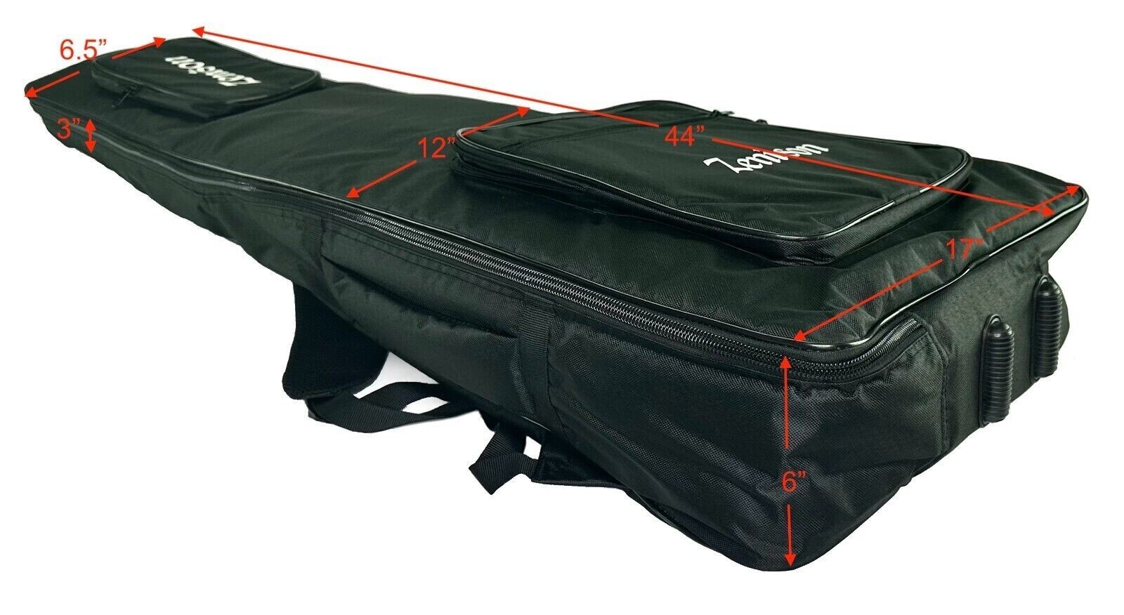 Steel Pan Acoustic Electric Resonator Guitar in Deluxe Padded Soft Carry Gig Bag