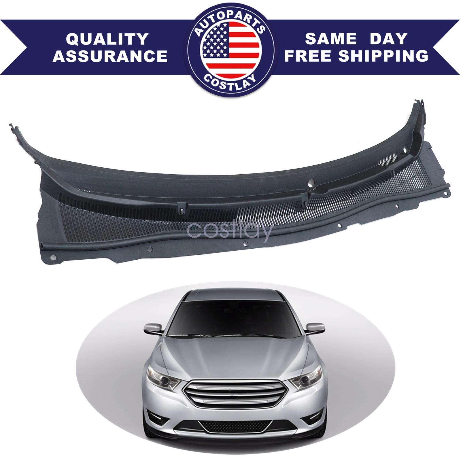 For 2013-2019 Ford Taurus DG1Z-5402228-B Windshield Wiper Cowl Panel Grille
