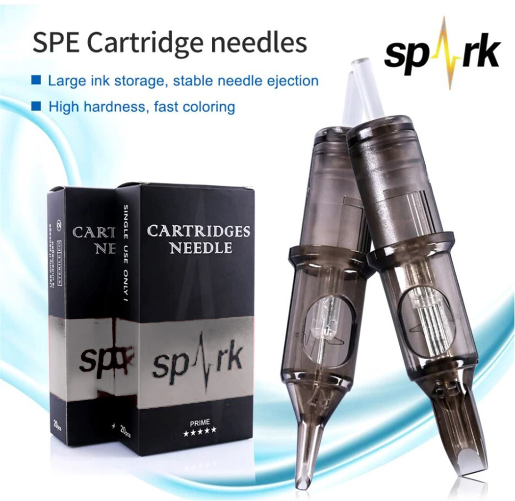 20PC Spark Tattoo Disposable Cartridge Needles Round Liner : 1,3,5,7,9,11,14RL