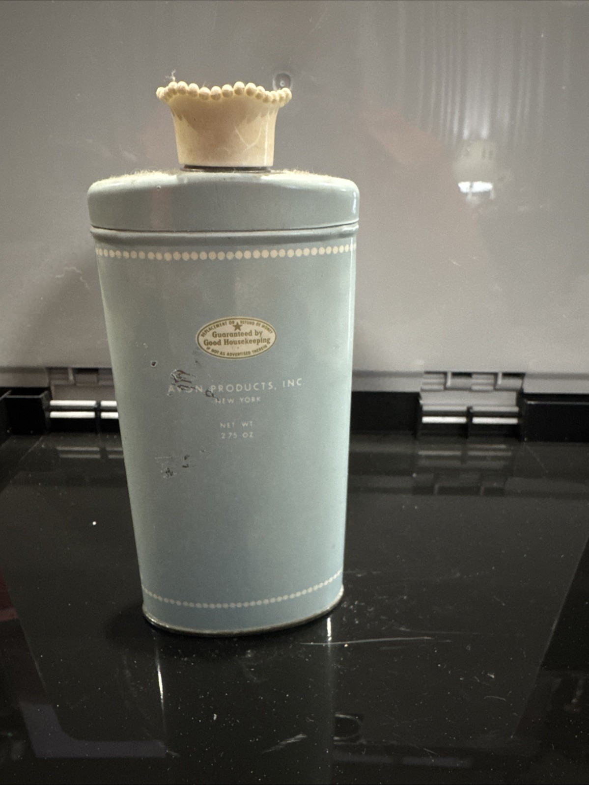 Vintage Avon “Here’s My Heart” Perfumed Talc Powder 2.75 Oz For Display