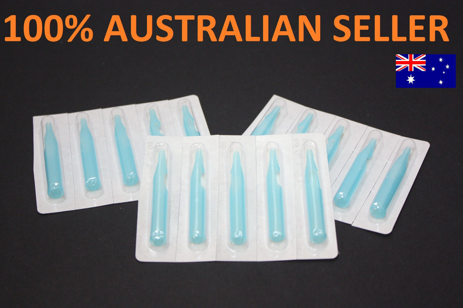 10 x Disposable Blackbird Tattoo Tips RT MFT Sterilized