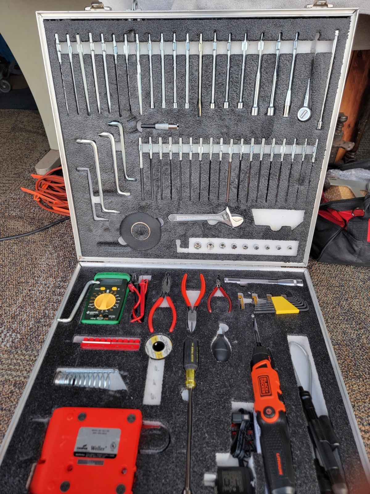 Joint Electronics Military Electronic System Tool Kit TK-105A/G Wilson Case EXC!