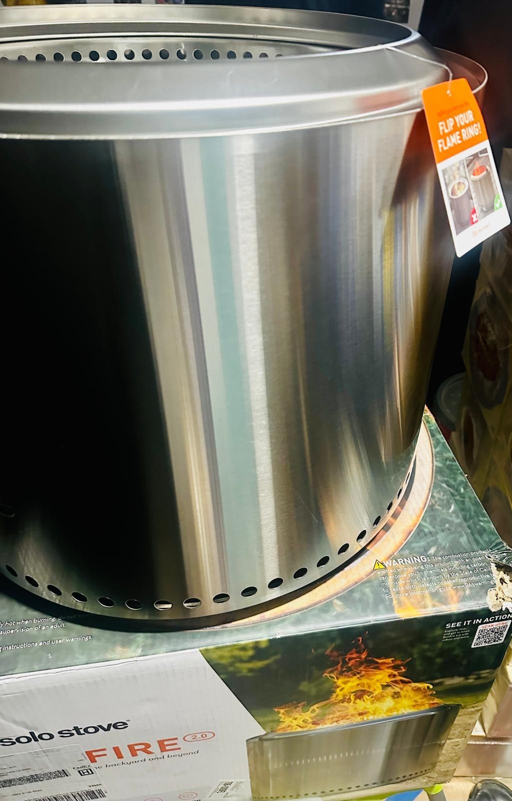 Solo Stove Bonfire 2.0 - 19.5 Inch Smokeless Fire Pit w/ Removable Ash Pan New