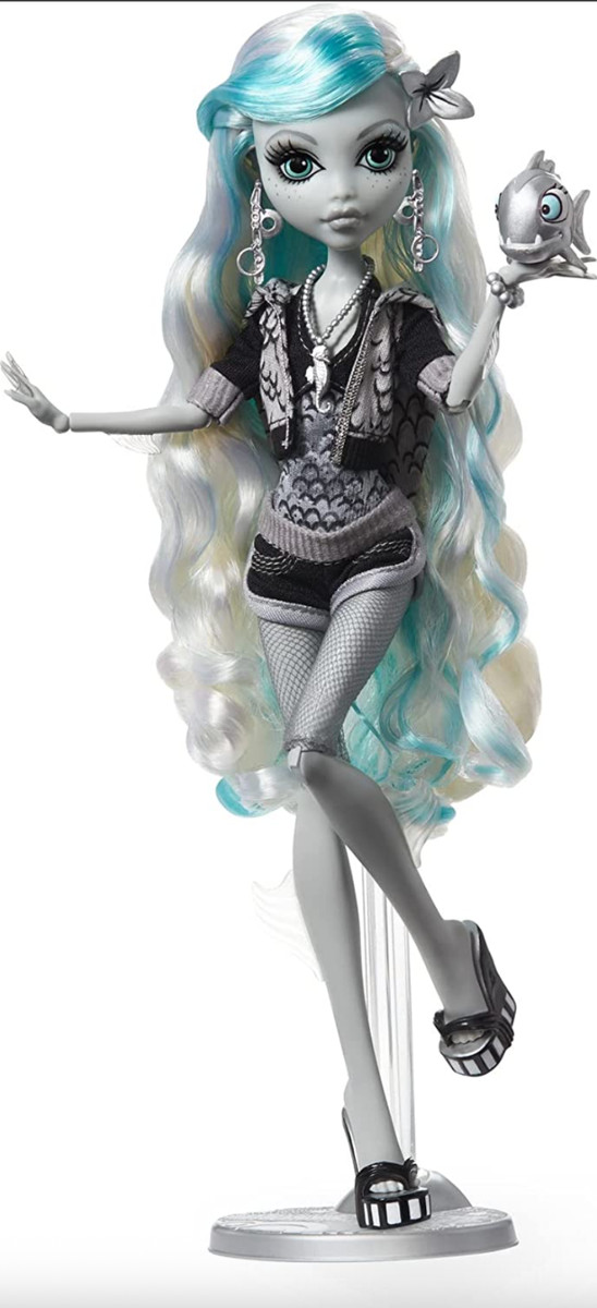Monster High Reel Drama Black and White Lagoona Blue Doll 2025 NEW READ DESC