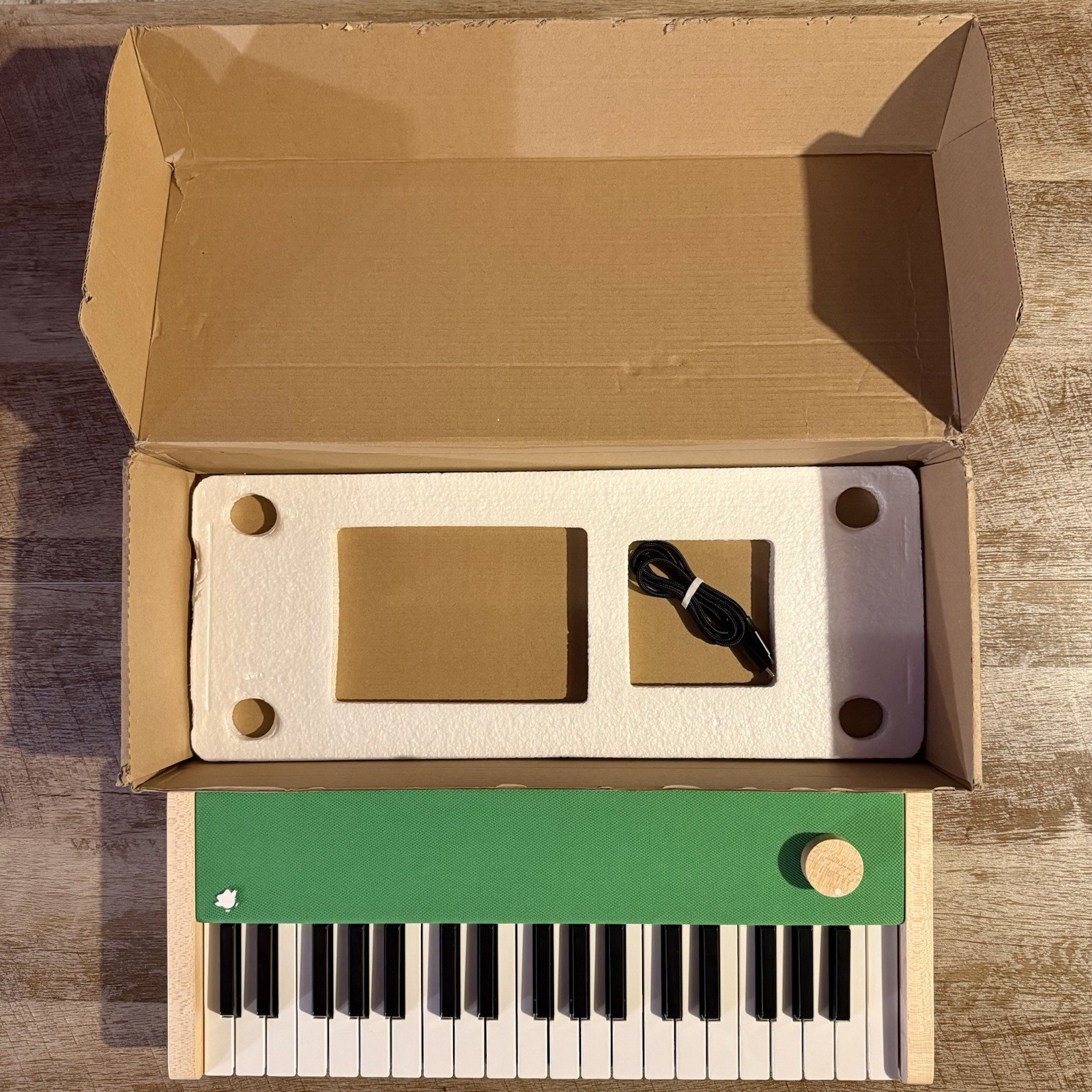 Loog x Dualingo Portable Digital Piano Green MIDI USB-C Used