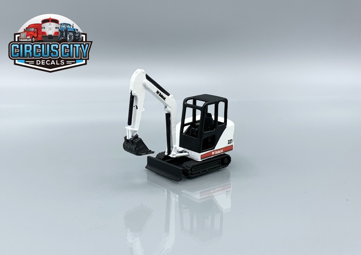 Mini Excavator Bobcat 331 HO Scale Model Kit (QTY 2)