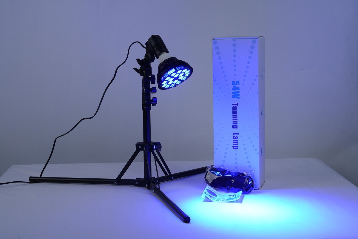 UV Tanning Lamp Body Facial Tanning Solarium Light Bronze Skin Color Sunless