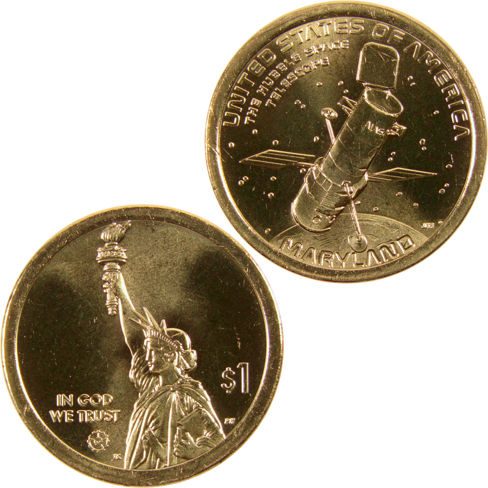 2020 D Hubble Space Telescope American Innovation Dollar Uncirculated