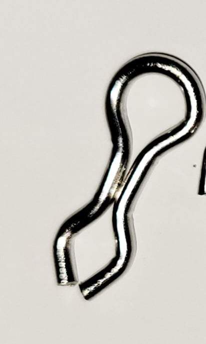 100 pcs Sinker Eyes - Splay rings Lead Weight Molds wire eyes stainless steel