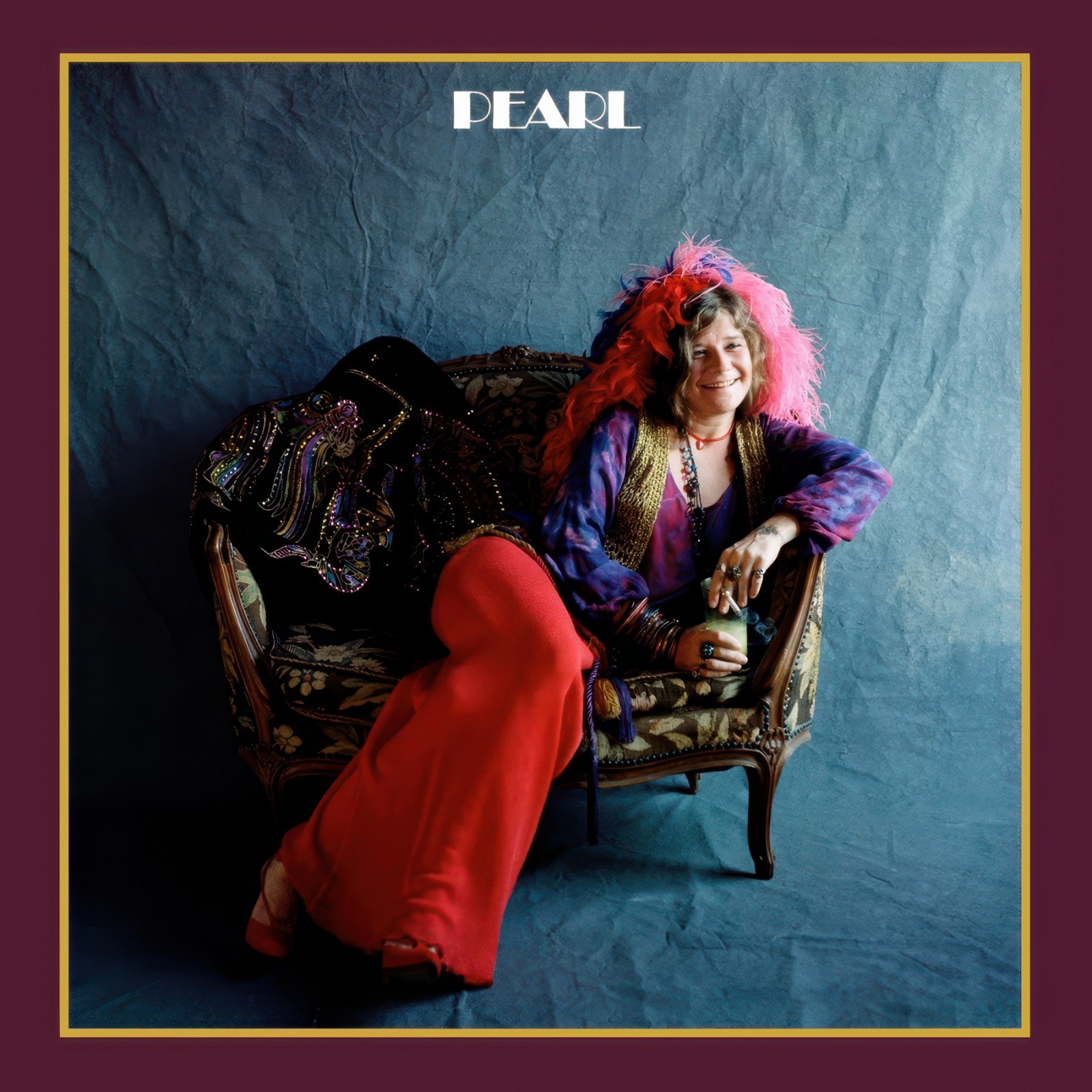 Janis Joplin Pearl 12"x12" Album Cover Replica Poster Print