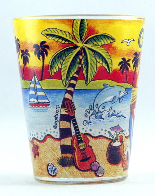 CUBA SUNSET GLASS SHOTGLASS