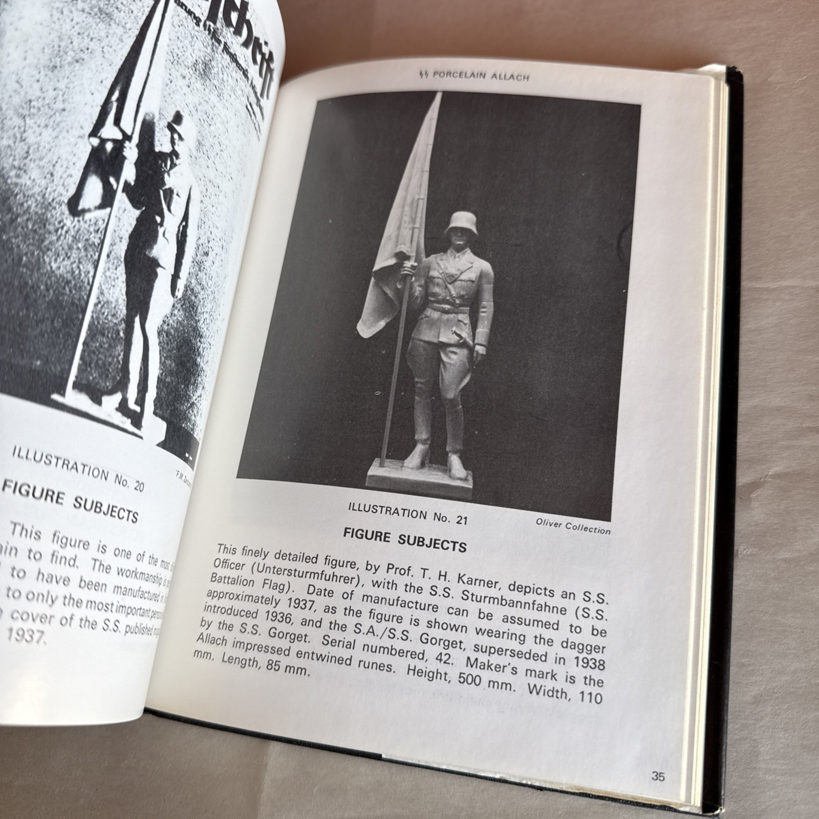 RARE SS Porcelain Allach Book by Michael J. Passmore, TLO Publications 1972 1st.