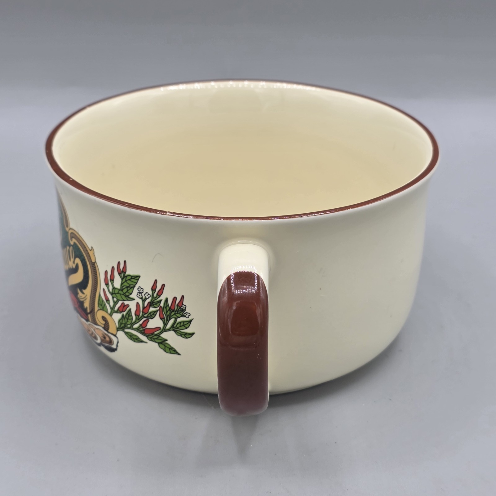 Tabasco Stoneware Pepper Sauce McIlhenny Soup Seafood Gumbo Bowls 16 oz Set of 4