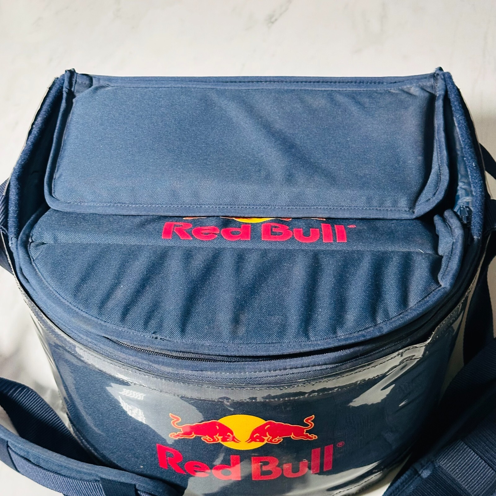 Red Bull Blue Stadium Beverage Vendor Concessions Belly Tray Cooler 14x16x8 RARE