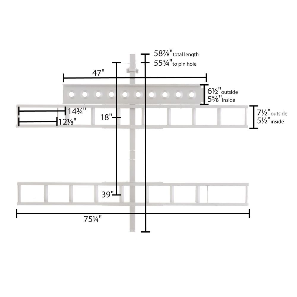 Black Widow AMC-600-2 Aluminum Double Motorcycle Carrier