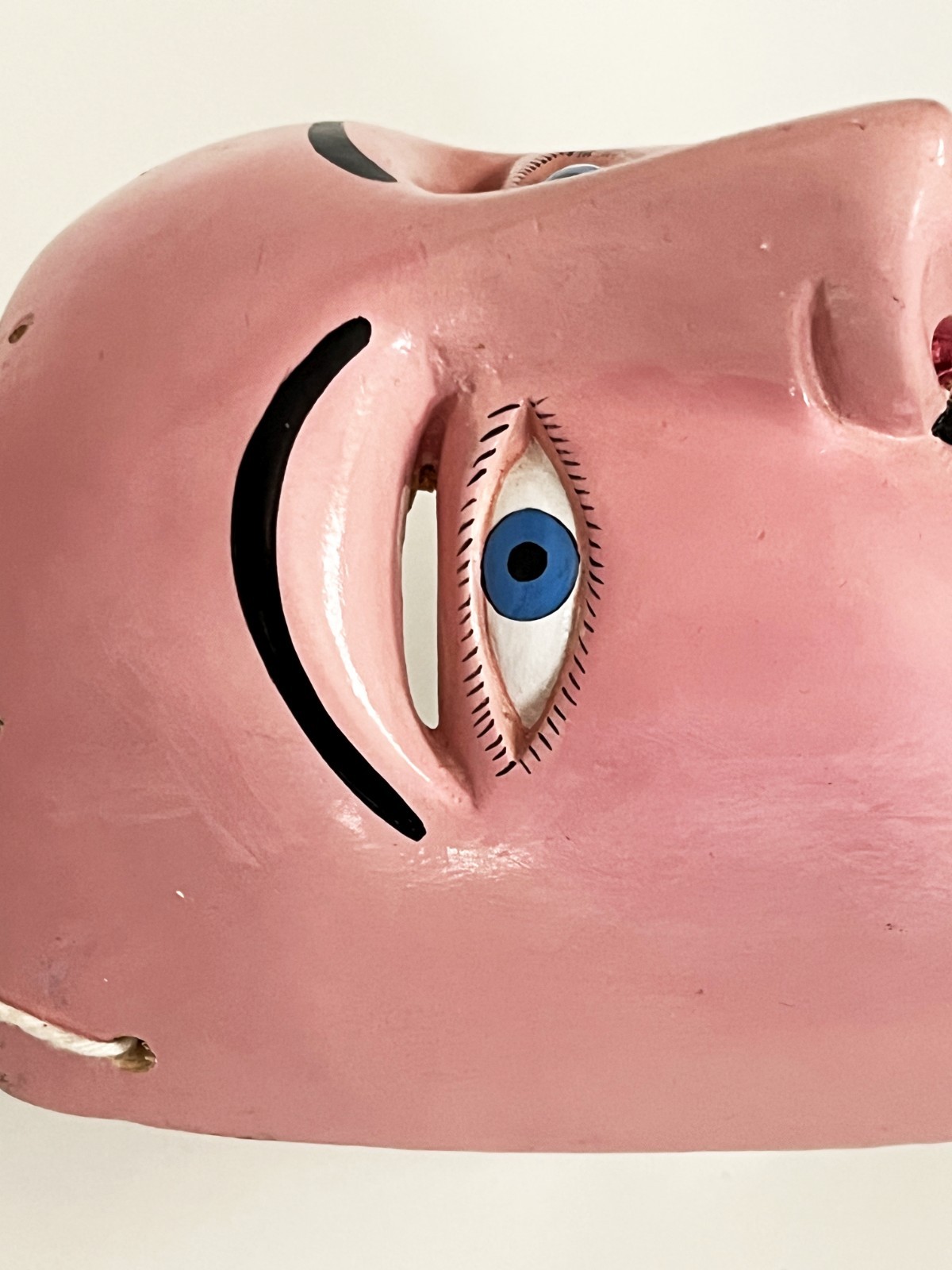 FELIPE HORTA TOCUARO MICHOACAN CURPITES WOOD DANCE MASK MEXICAN FOLK ART VIEJITO