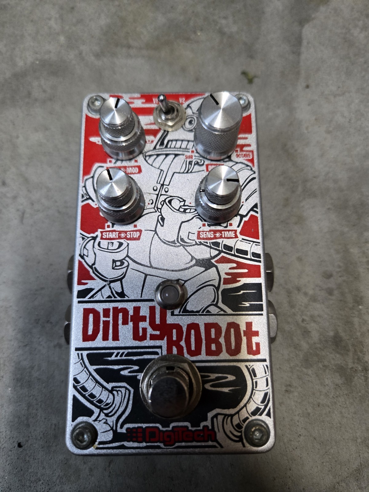 Used Digitech Dirty Robot Stereo Mini-Synth Pedal for Guitar & Bass