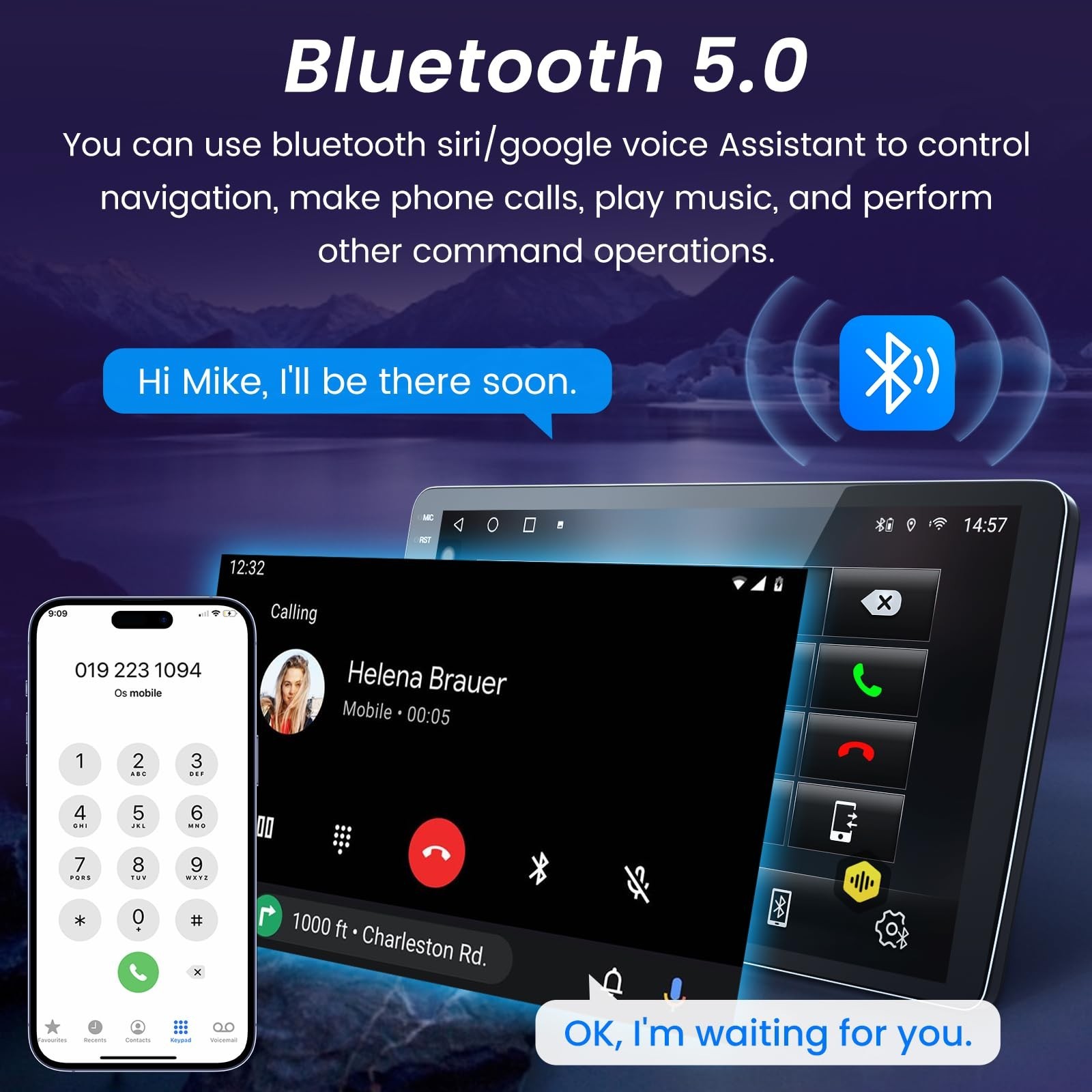 Android 13 Car Stereo for Mazda 3 2010–2013 – 9 Inch 1280×800 H