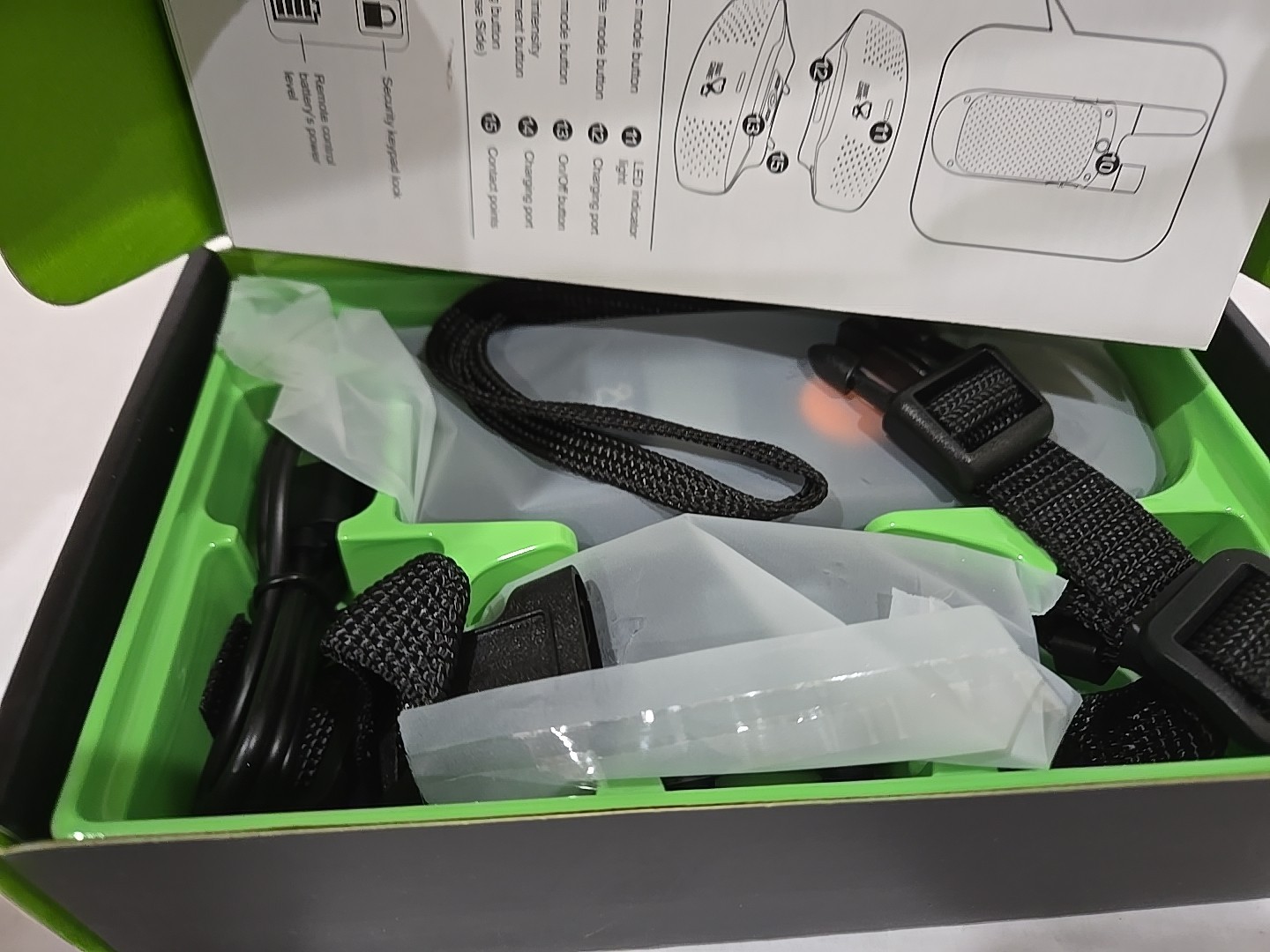 Dog Care Training Bark Collar w/ Remote Rechargeable TC05 NEW Dogcare