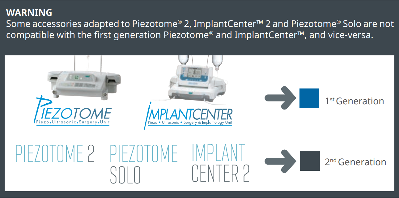 BS1Ⅱ Dental Bone Surgery Tip Fit Acteon Satelec Piezotome 2 Solo LED and Cube