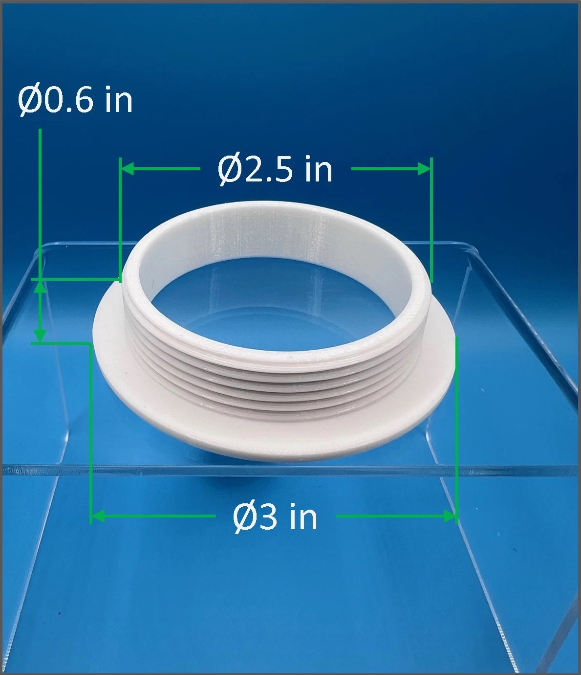 Boat Gunnel Rod Holder 2.5 Inch Trim Ring / Grommet