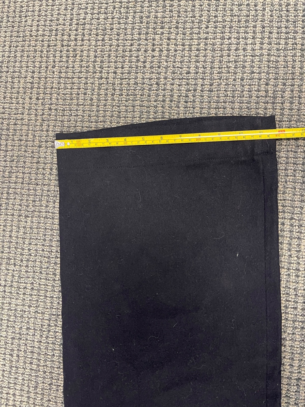 US Navy Sailor 1940s Wool Pants Naval Clothing Factory Trousers Black Buttoned