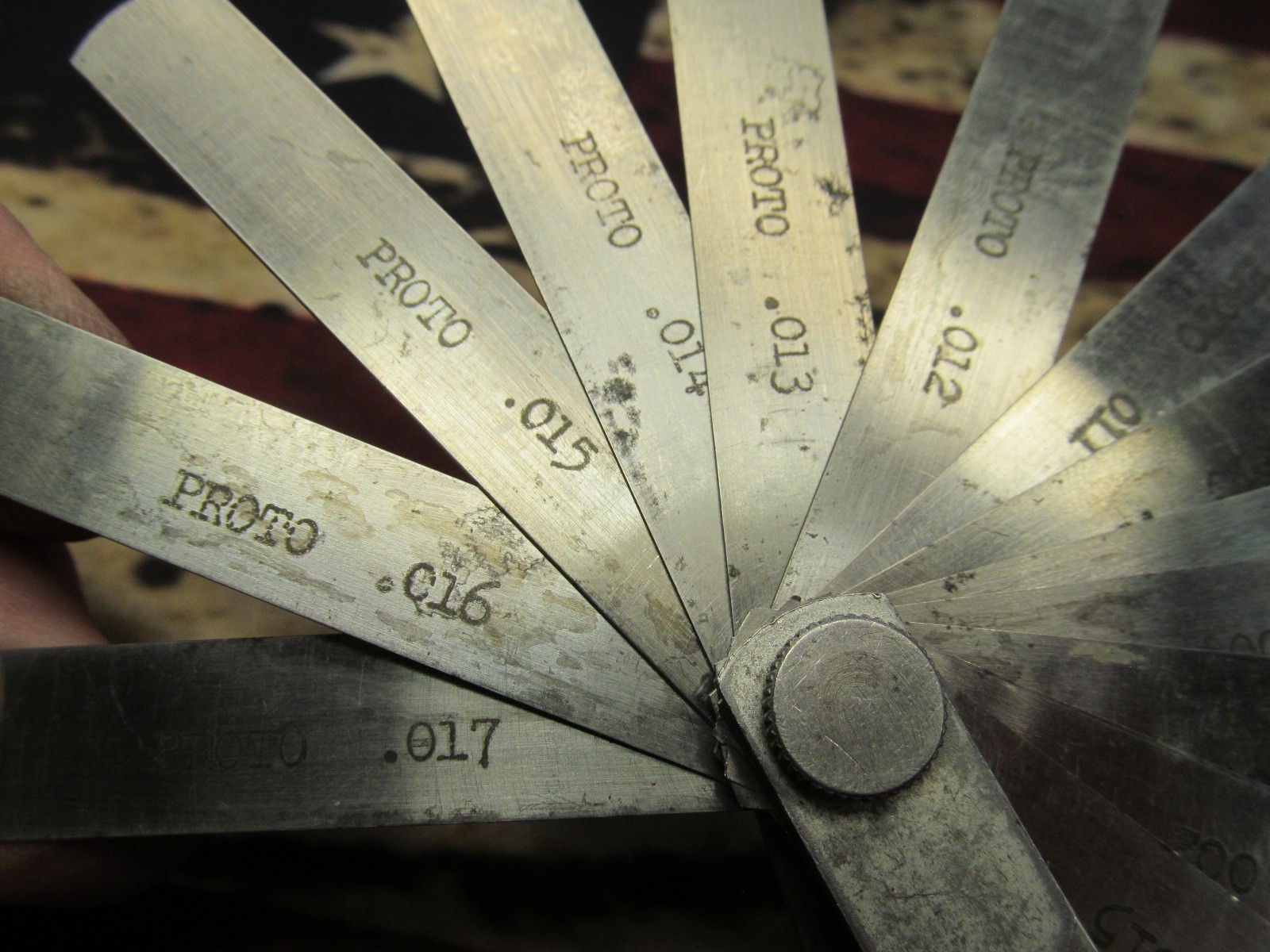 Vintage PROTO Feeler Gage No. 000AA - Made In USA - Los Angeles Mfd USA