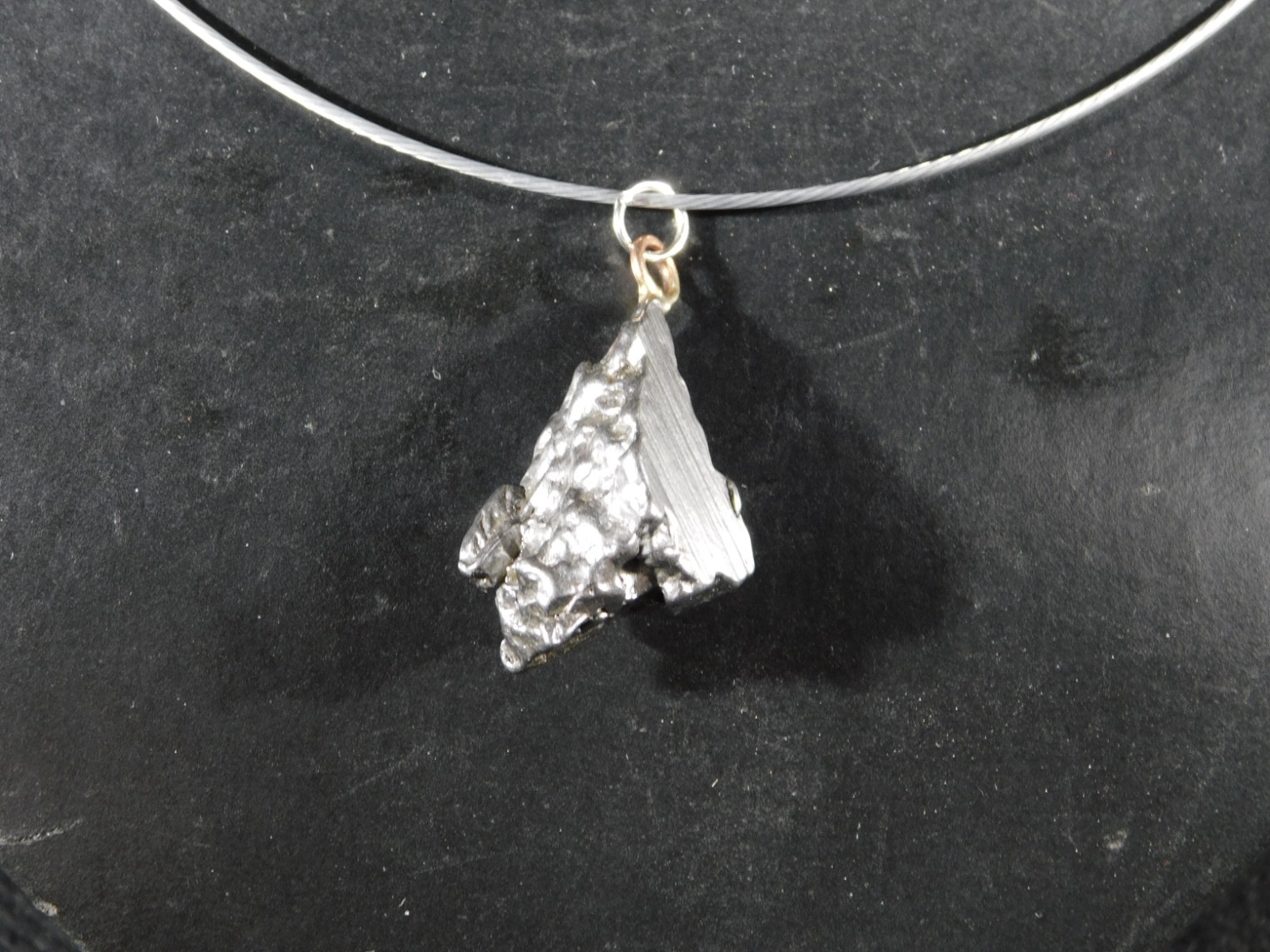 CAMPO Del Cielo METEORITE Pendant or Necklace...a Falling Star! Argentina 3.55