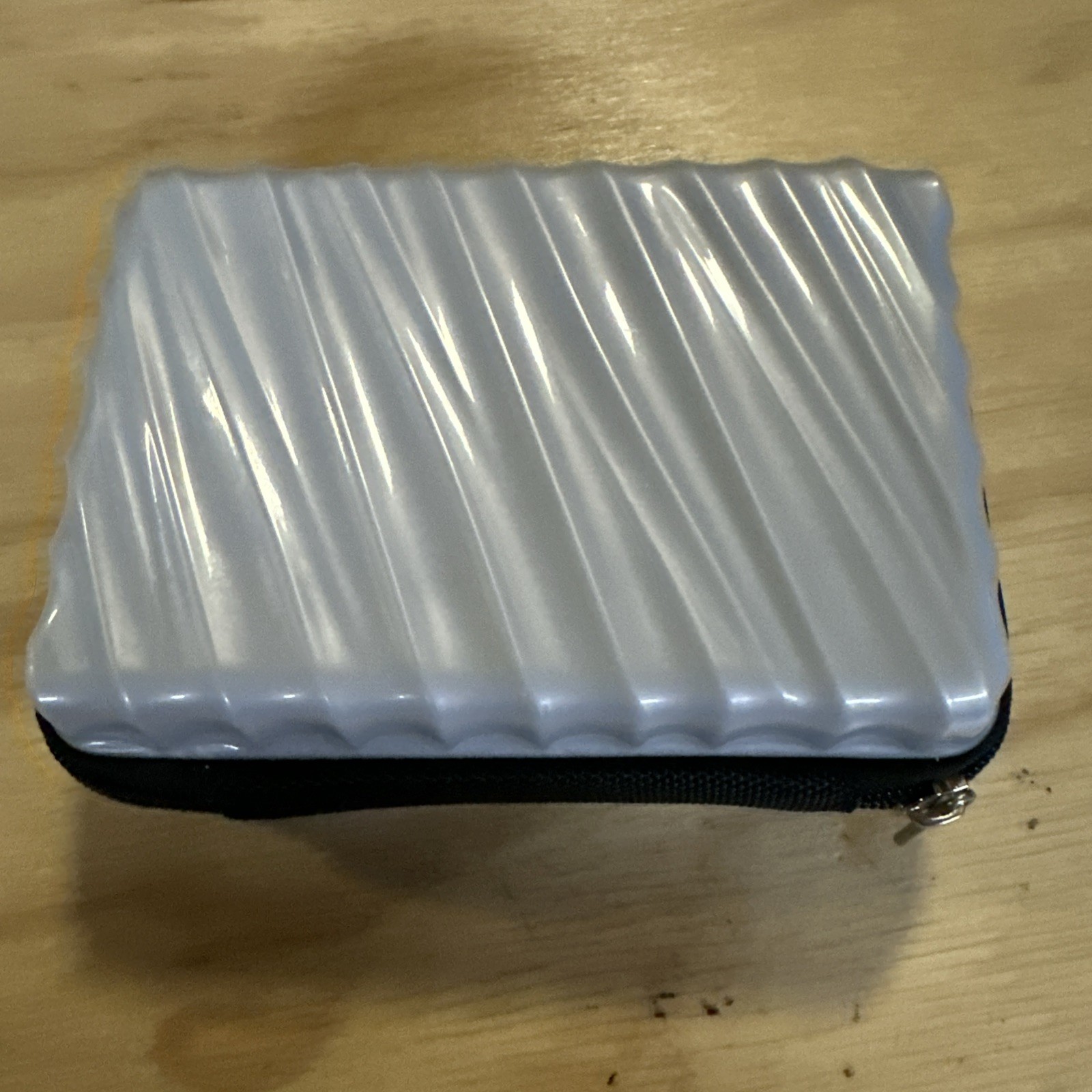 TUMI for Delta Grey, Logo Hard Shell Amenity Travel Case Only No Contents