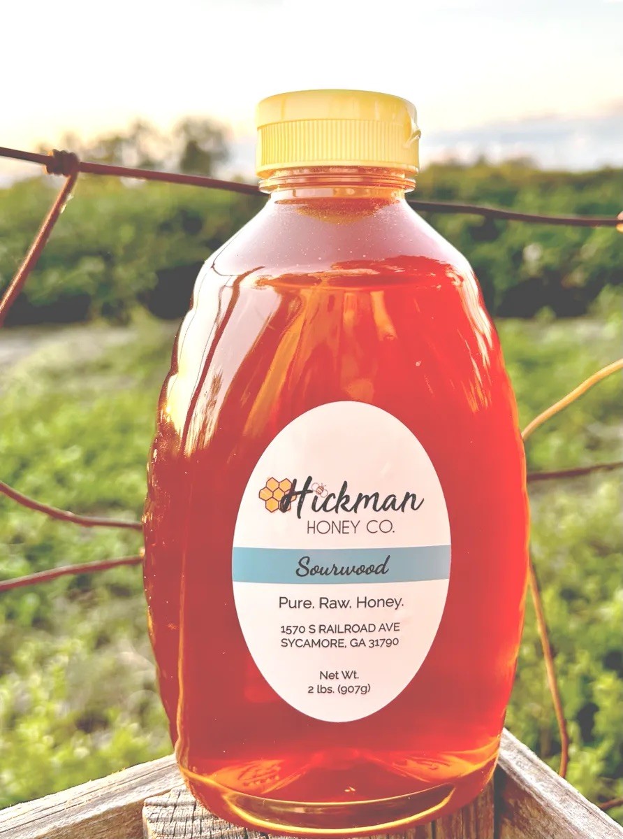 2 LB. Sourwood Honey Squeeze Bottle
