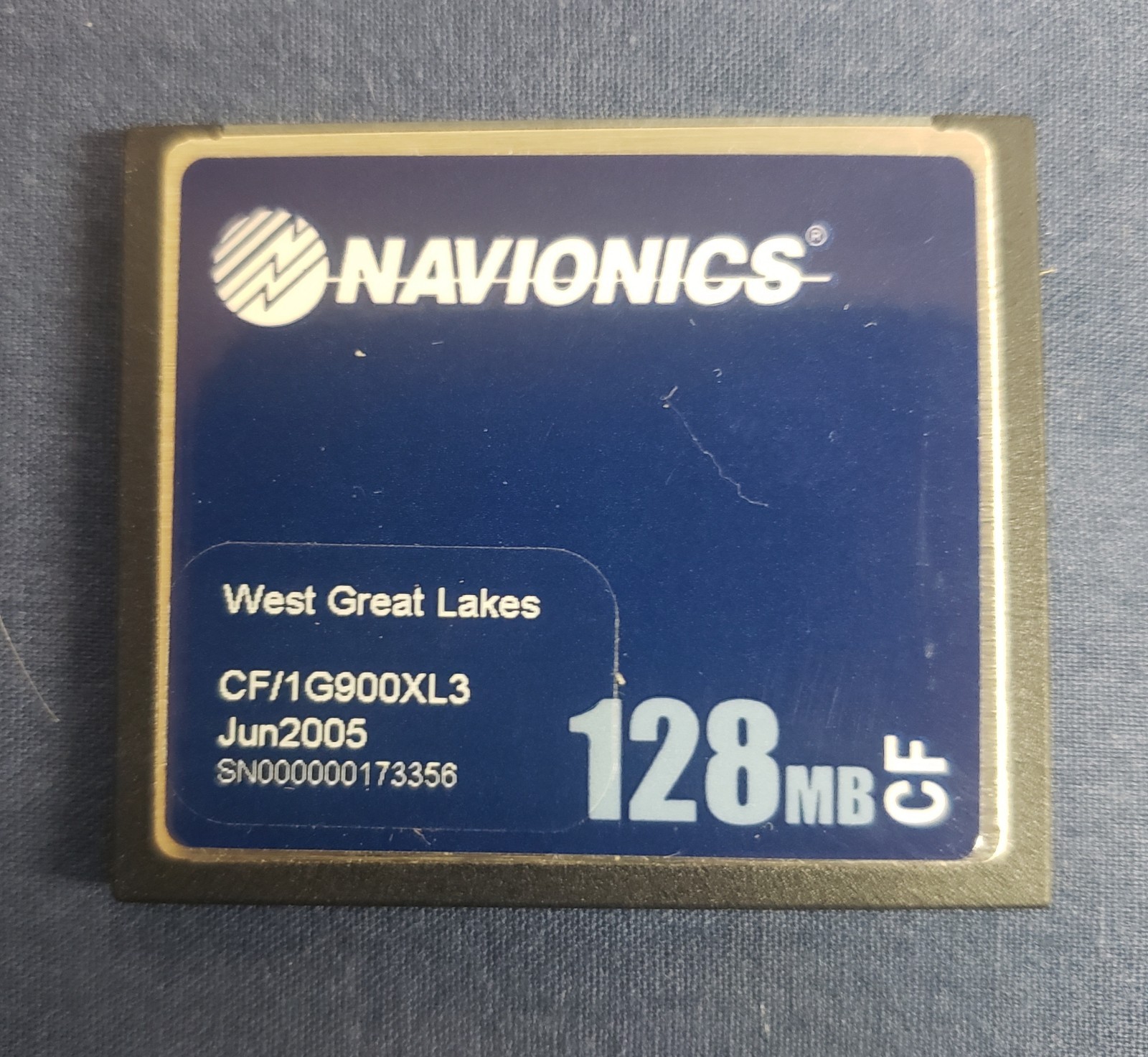 Navionics CF/1G900XL3 West Great Lakes CF Compact Flash Chart Card