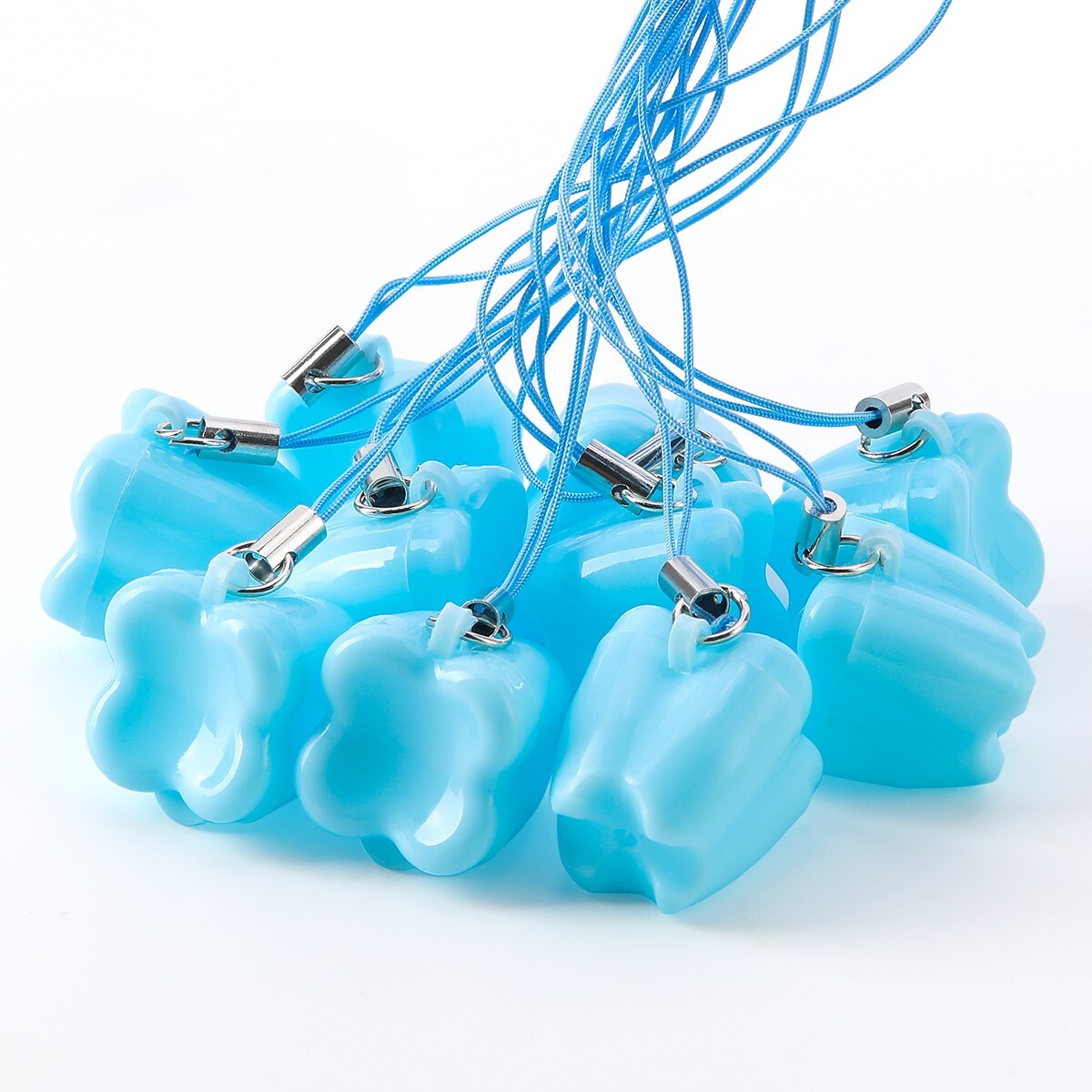 50 Pcs Dental Baby Teeth Storage Boxes Tooth Shape Holder Organizer Mixed Color