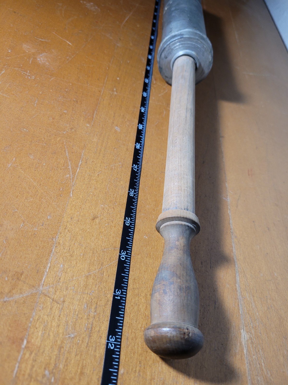 Antique 1830's Pewter Medical Embalming Syringe Medical Oddities Large Needle