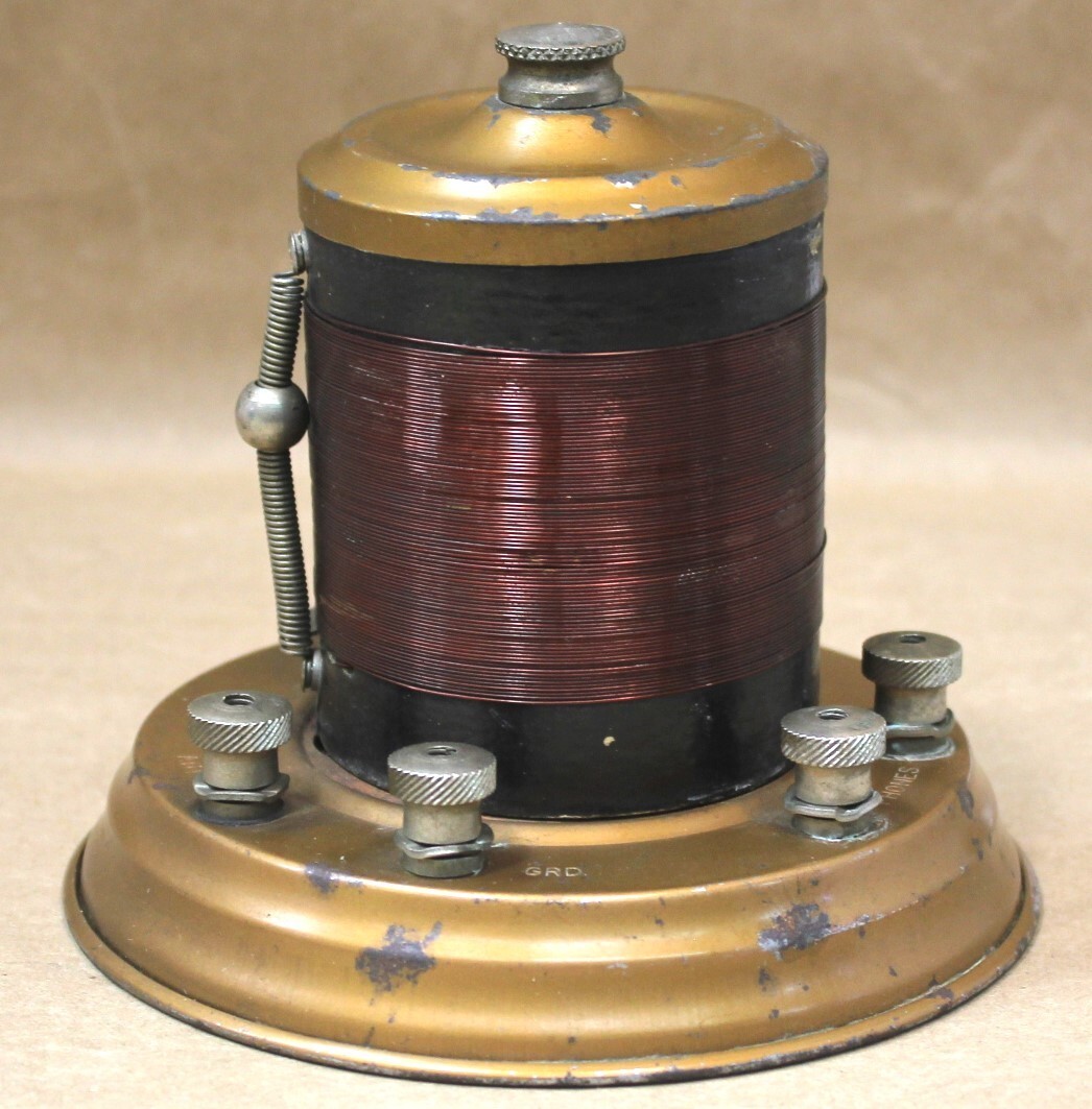 1922 Brooklyn Metal Stamping galena crystal radio WORKING and tested original