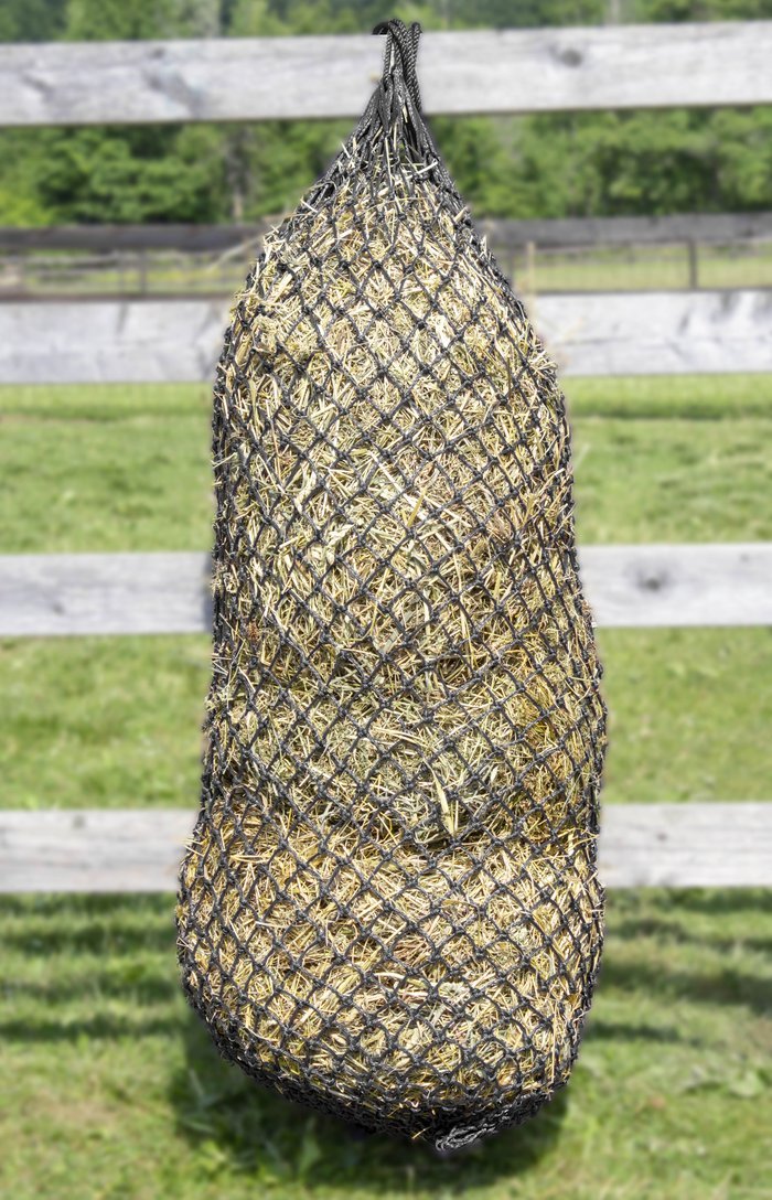 Derby Originals 56” Ultra Slow Feed Hanging Hay Net for Horses