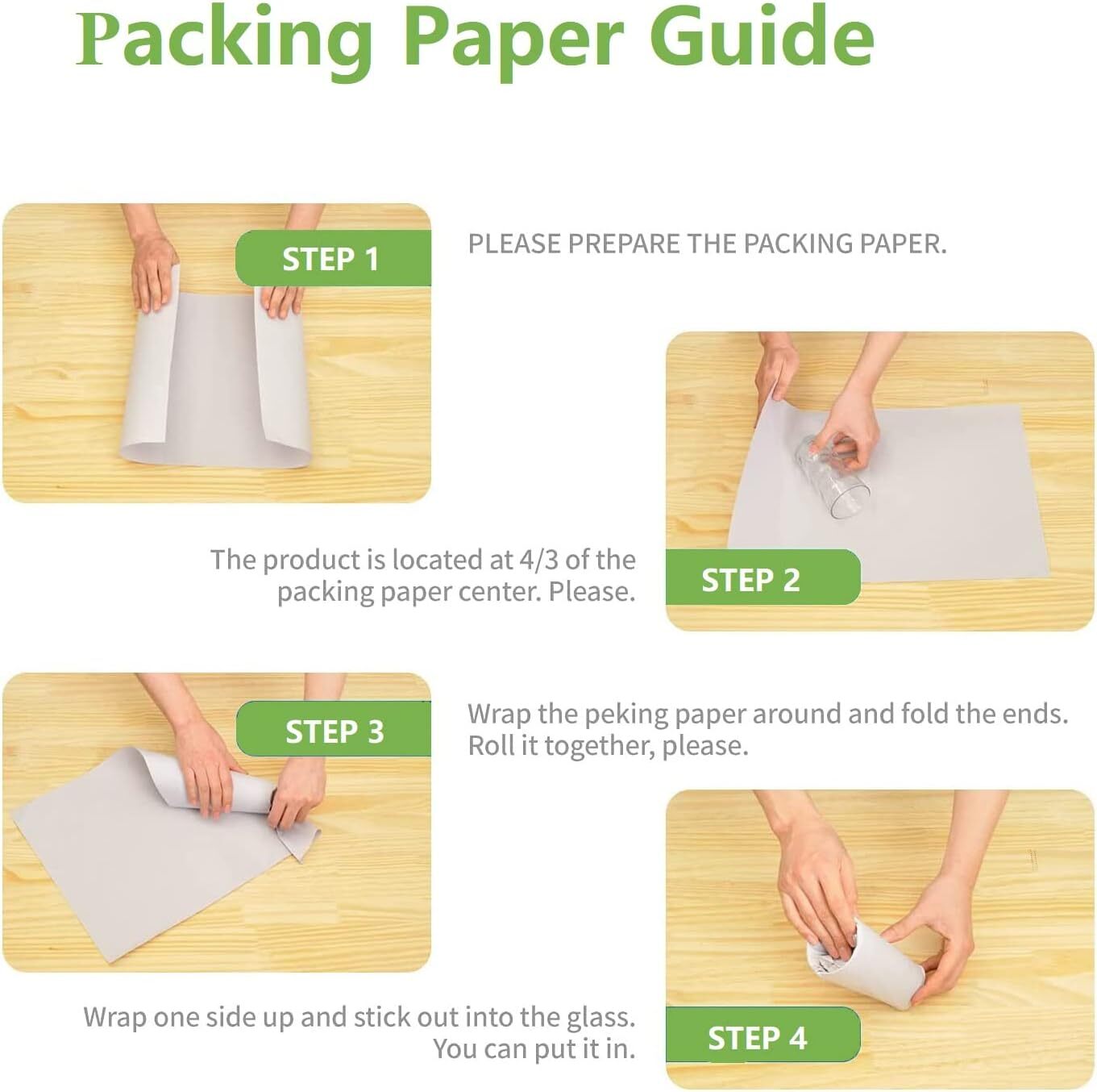 Large Packing Paper Sheets for Moving 31" X 21.5" Packaging Newsprint Paper 50 P