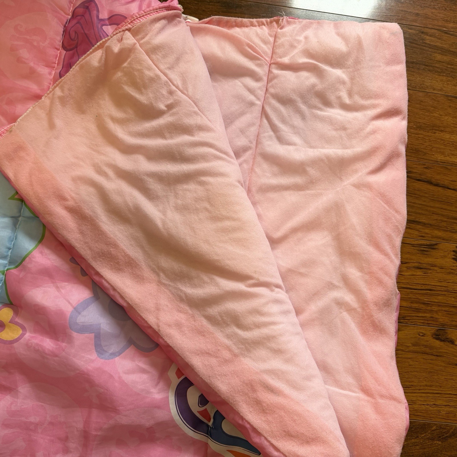 VTG ‘03 My Little Pony Pink Sleeping Bag G3 Sparkleworks Pinkie Pie Star Catcher