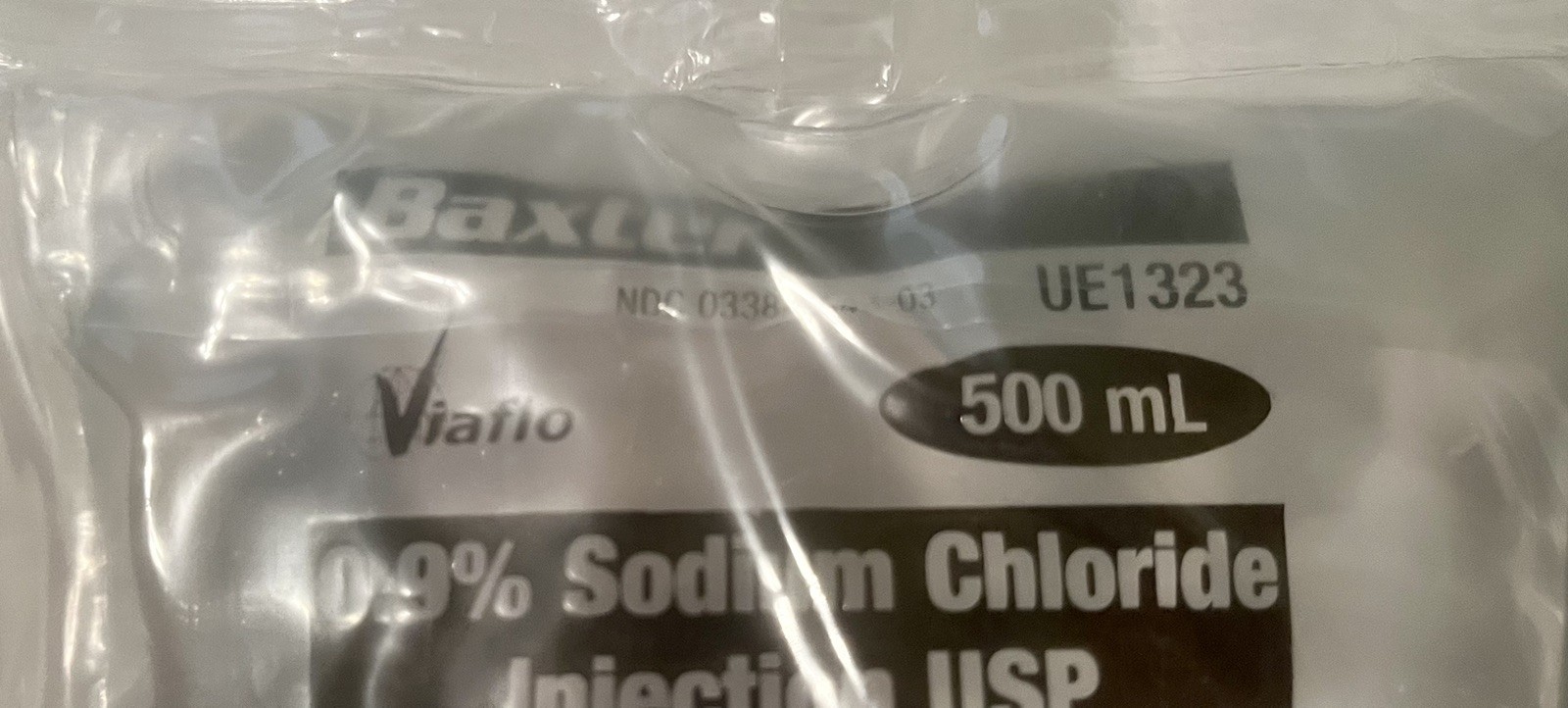 Baxter 0.9% Normal Saline Solution - Sterile-500mL