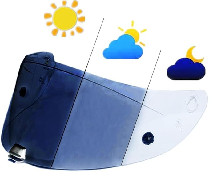 Photochromic Face Shield Helmet Visor for Rpha 70 Rpha 70 St Rpha 11 Rpha 11 Pro