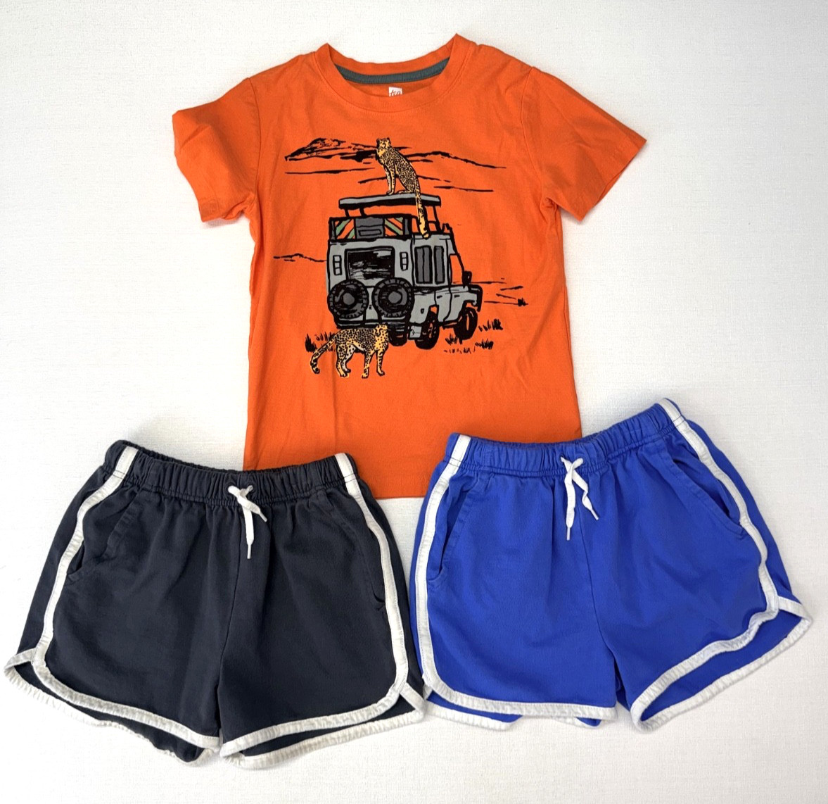 Boys Tea Collection ~ Hanna Andersson Lot Shirts & Shorts Size 5/6 Spring Summer
