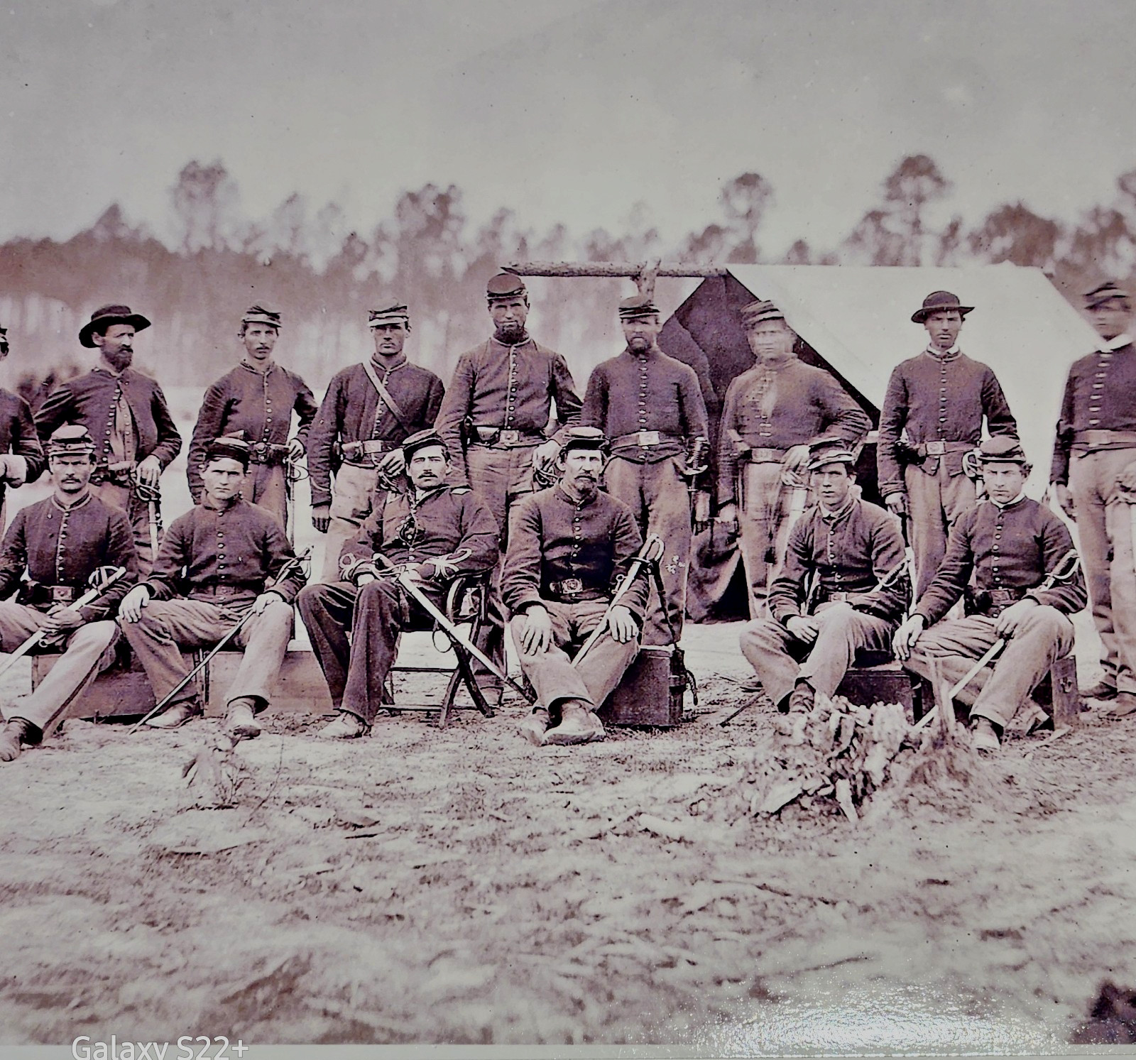 Civil War Union Unidentified Soldiers Photo Reprinted not original 8X10