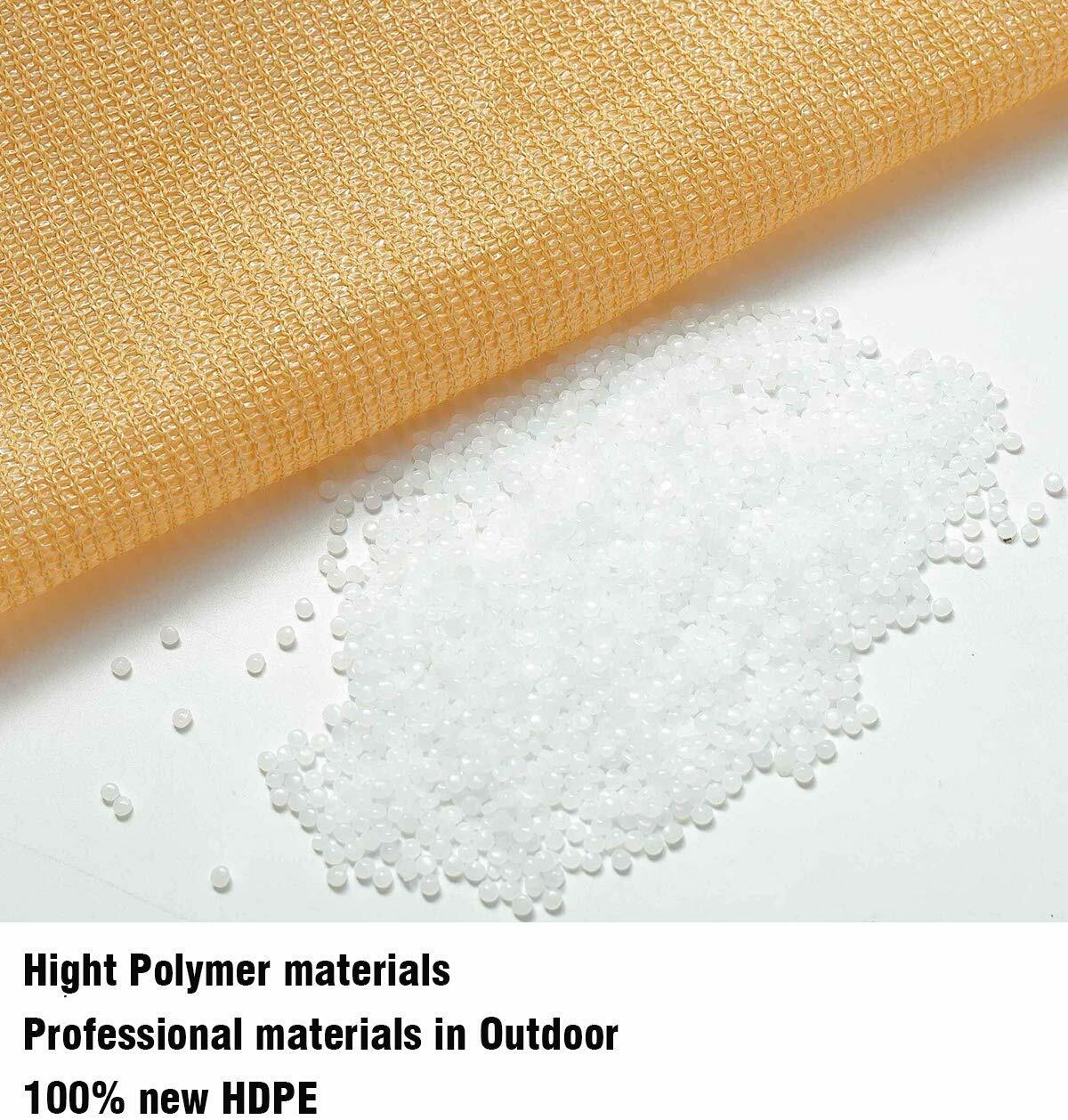 Sun Shade Sail Canopy Rectangle Sand Uv Block Sunshade For Backyard Deck Outdoor