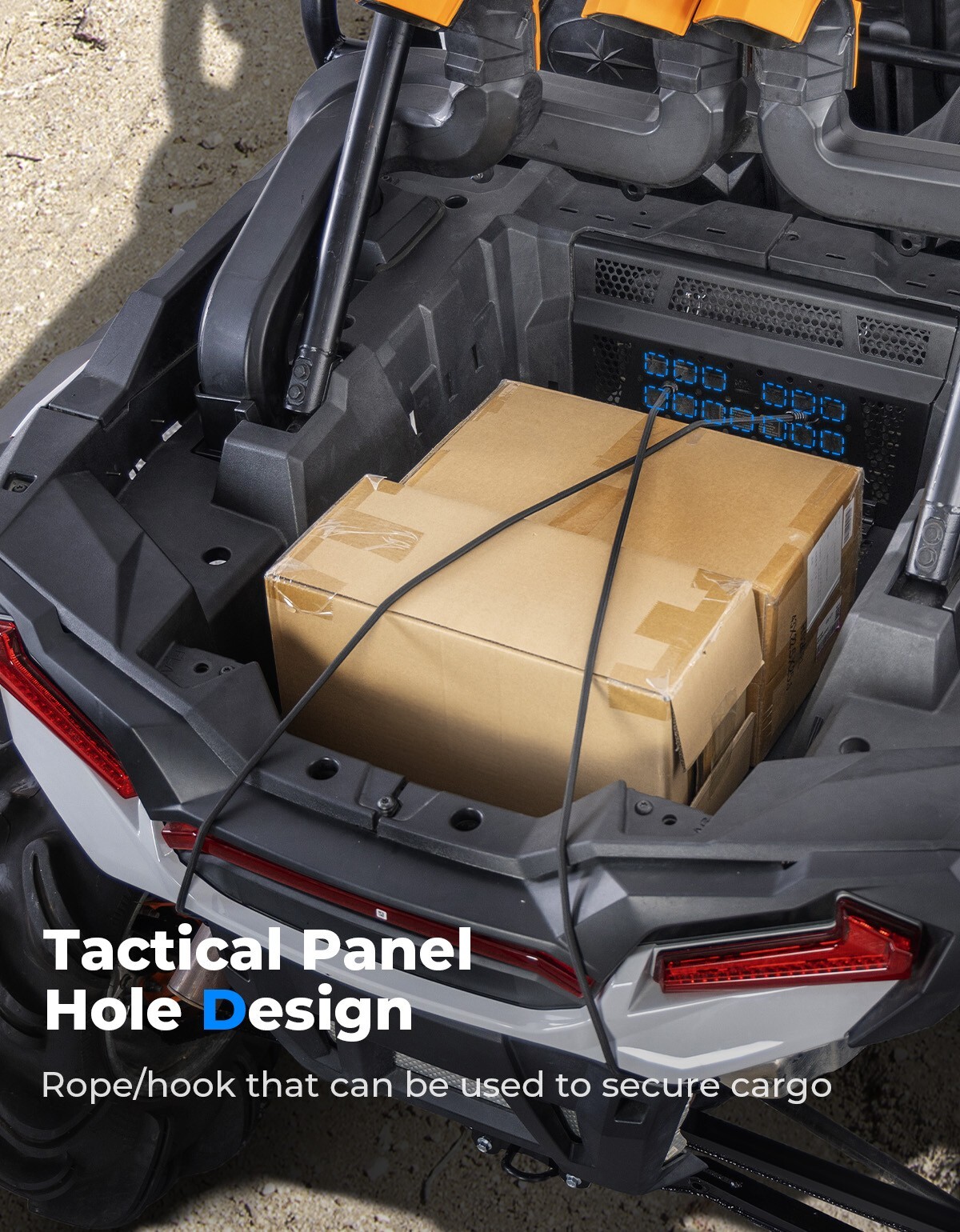 Aluminum Vented Engine Bed Cover Polaris RZR XP 1000/4 RZR XP Turbo/4 2014-2023